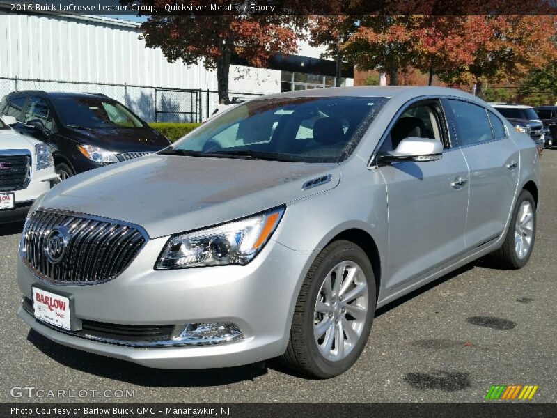 Quicksilver Metallic / Ebony 2016 Buick LaCrosse Leather Group