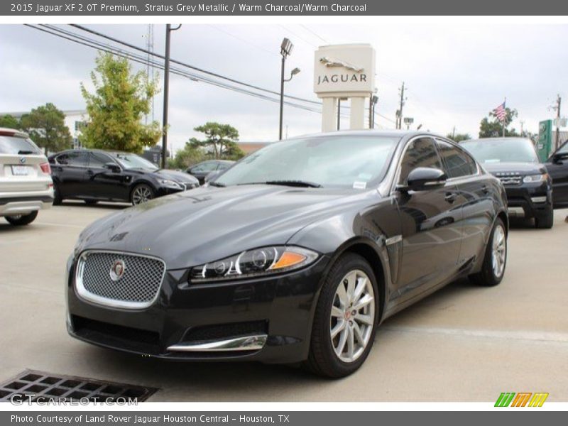 Stratus Grey Metallic / Warm Charcoal/Warm Charcoal 2015 Jaguar XF 2.0T Premium