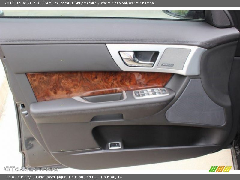 Stratus Grey Metallic / Warm Charcoal/Warm Charcoal 2015 Jaguar XF 2.0T Premium