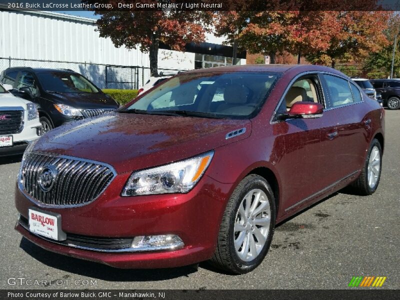 Deep Garnet Metallic / Light Neutral 2016 Buick LaCrosse Leather Group