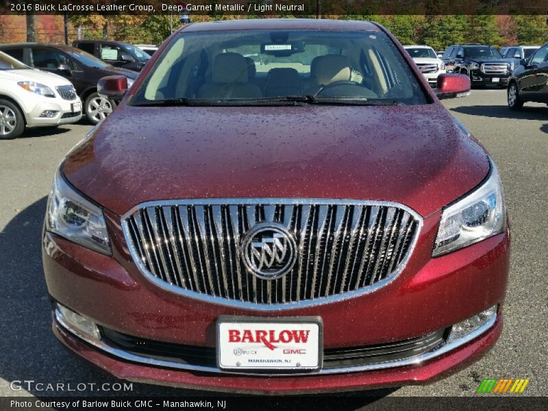 Deep Garnet Metallic / Light Neutral 2016 Buick LaCrosse Leather Group