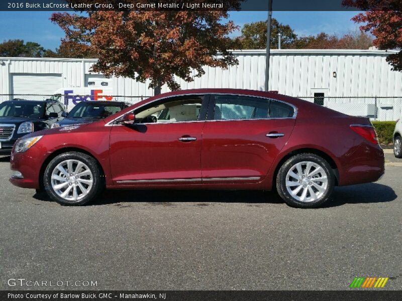 Deep Garnet Metallic / Light Neutral 2016 Buick LaCrosse Leather Group