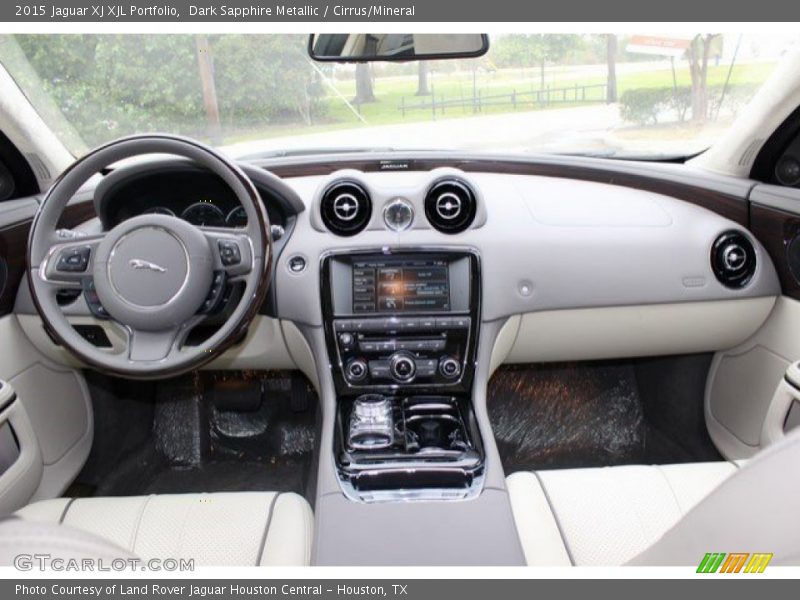 Dark Sapphire Metallic / Cirrus/Mineral 2015 Jaguar XJ XJL Portfolio