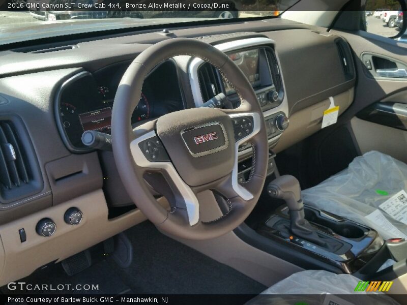 Bronze Alloy Metallic / Cocoa/Dune 2016 GMC Canyon SLT Crew Cab 4x4