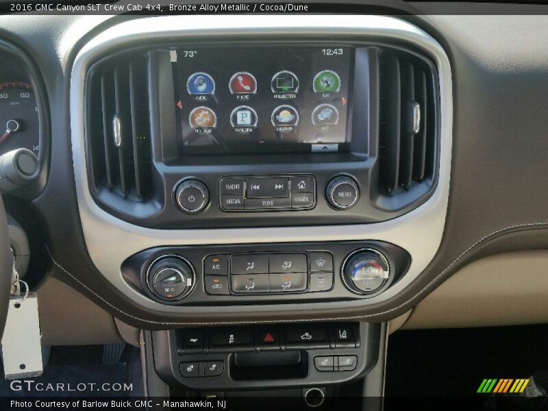 Bronze Alloy Metallic / Cocoa/Dune 2016 GMC Canyon SLT Crew Cab 4x4