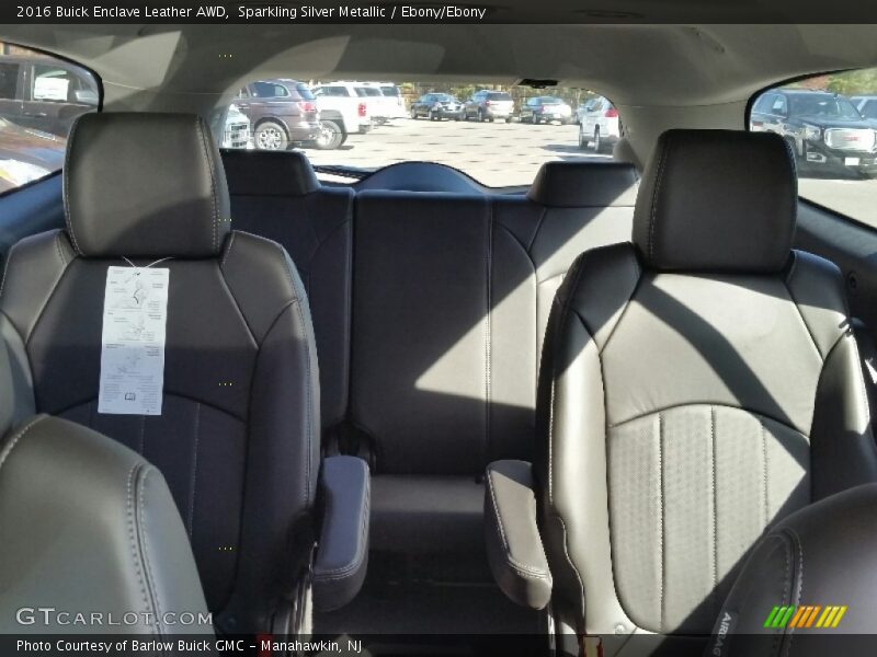 Sparkling Silver Metallic / Ebony/Ebony 2016 Buick Enclave Leather AWD