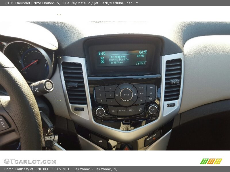 Blue Ray Metallic / Jet Black/Medium Titanium 2016 Chevrolet Cruze Limited LS