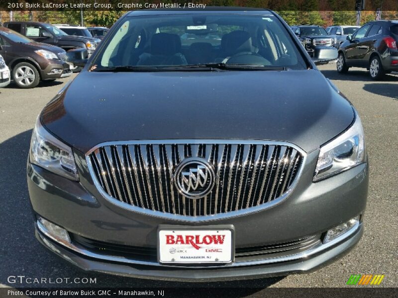 Graphite Gray Metallic / Ebony 2016 Buick LaCrosse Leather Group