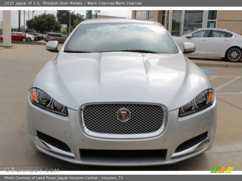Rhodium Silver Metallic / Warm Charcoal/Warm Charcoal 2015 Jaguar XF 3.0