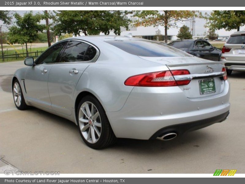Rhodium Silver Metallic / Warm Charcoal/Warm Charcoal 2015 Jaguar XF 3.0
