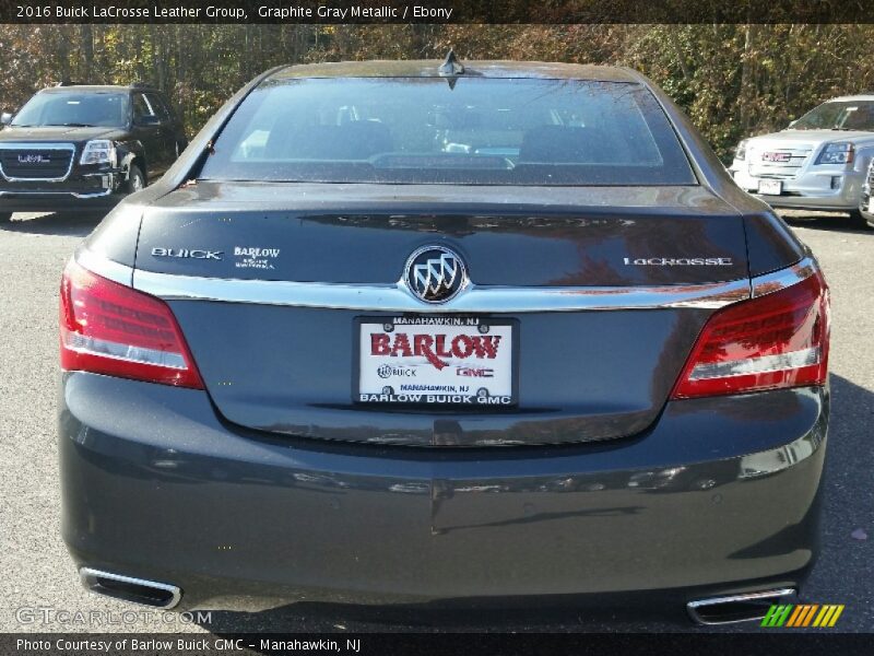 Graphite Gray Metallic / Ebony 2016 Buick LaCrosse Leather Group