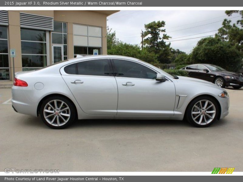 Rhodium Silver Metallic / Warm Charcoal/Warm Charcoal 2015 Jaguar XF 3.0