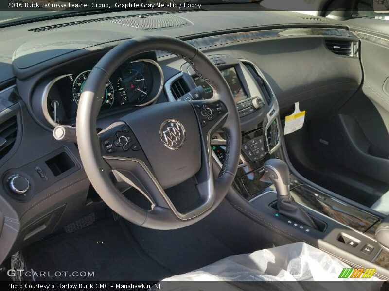 Graphite Gray Metallic / Ebony 2016 Buick LaCrosse Leather Group