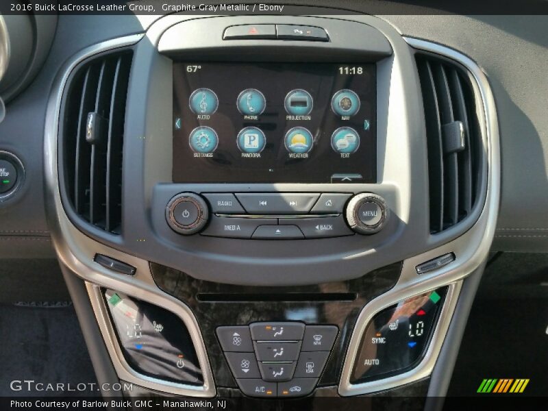 Graphite Gray Metallic / Ebony 2016 Buick LaCrosse Leather Group