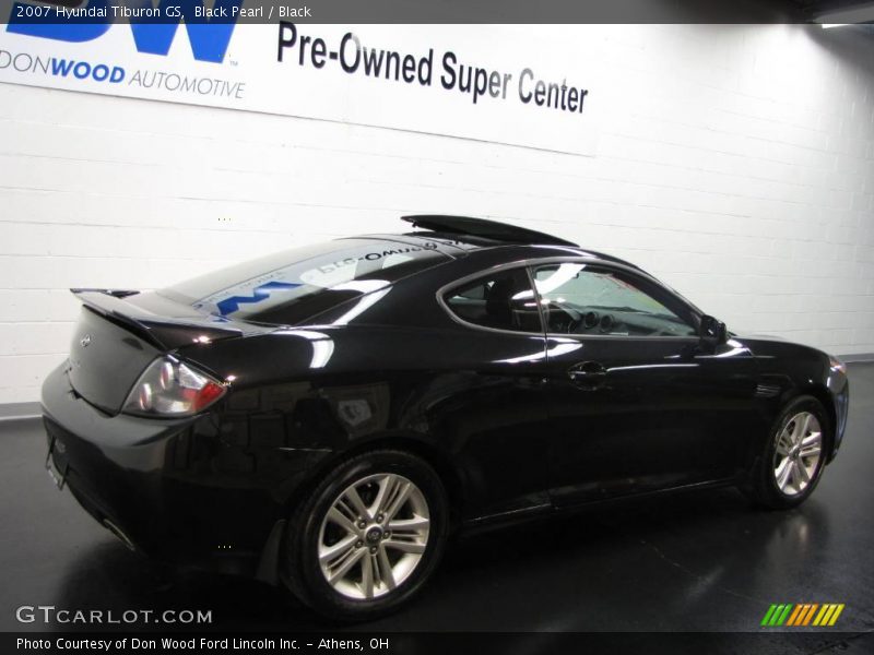Black Pearl / Black 2007 Hyundai Tiburon GS