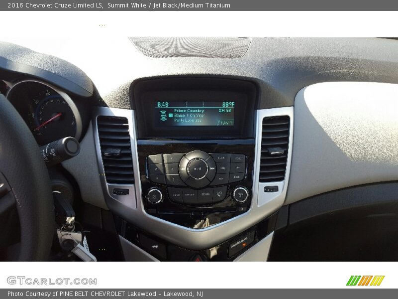 Summit White / Jet Black/Medium Titanium 2016 Chevrolet Cruze Limited LS