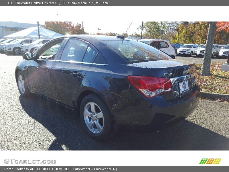 Blue Ray Metallic / Jet Black 2016 Chevrolet Cruze Limited LT