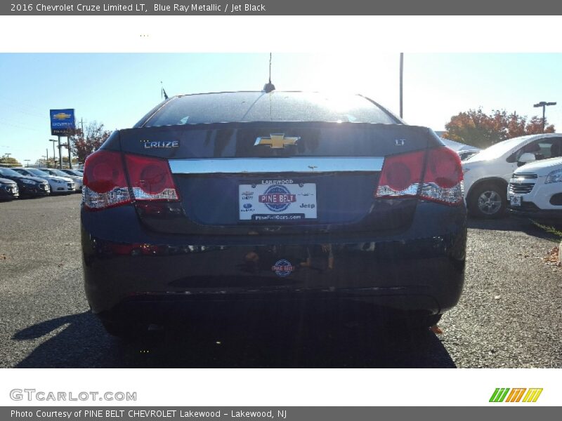 Blue Ray Metallic / Jet Black 2016 Chevrolet Cruze Limited LT