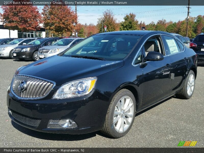 Ebony Twilight Metallic / Medium Titanium 2016 Buick Verano Convenience Group