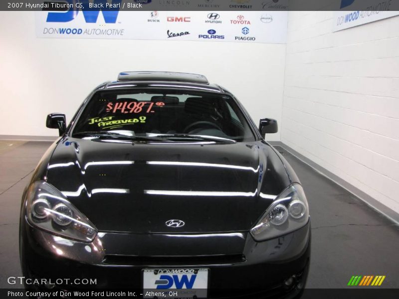 Black Pearl / Black 2007 Hyundai Tiburon GS