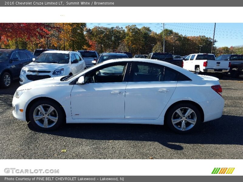 Summit White / Brownstone 2016 Chevrolet Cruze Limited LT