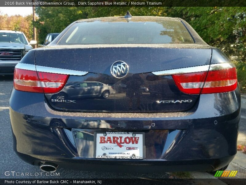Dark Sapphire Blue Metallic / Medium Titanium 2016 Buick Verano Convenience Group