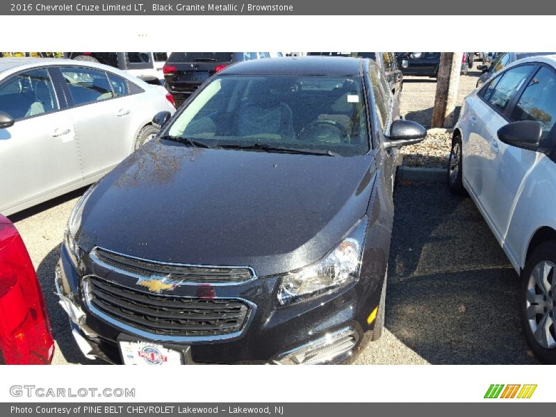 Black Granite Metallic / Brownstone 2016 Chevrolet Cruze Limited LT