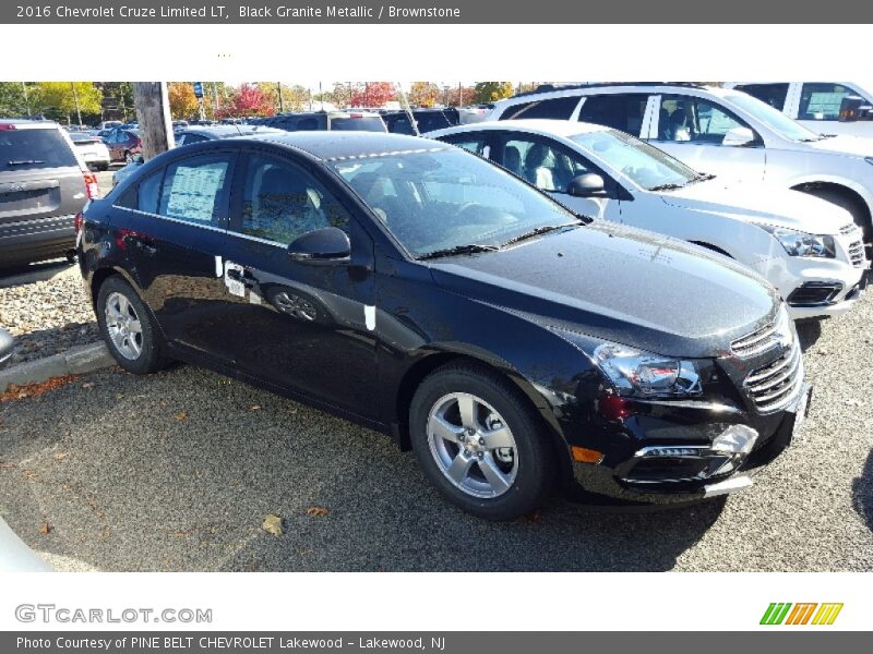 Black Granite Metallic / Brownstone 2016 Chevrolet Cruze Limited LT