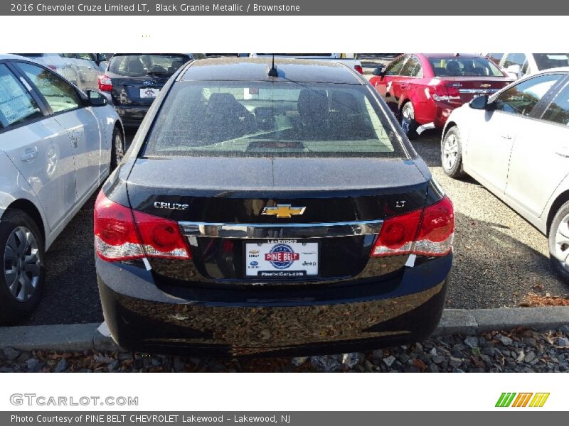 Black Granite Metallic / Brownstone 2016 Chevrolet Cruze Limited LT