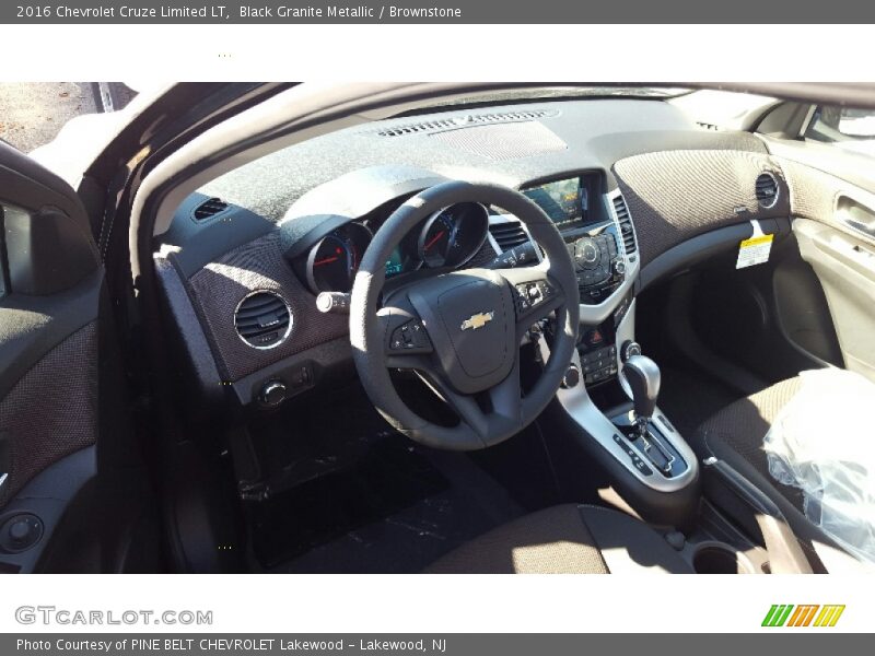 Black Granite Metallic / Brownstone 2016 Chevrolet Cruze Limited LT