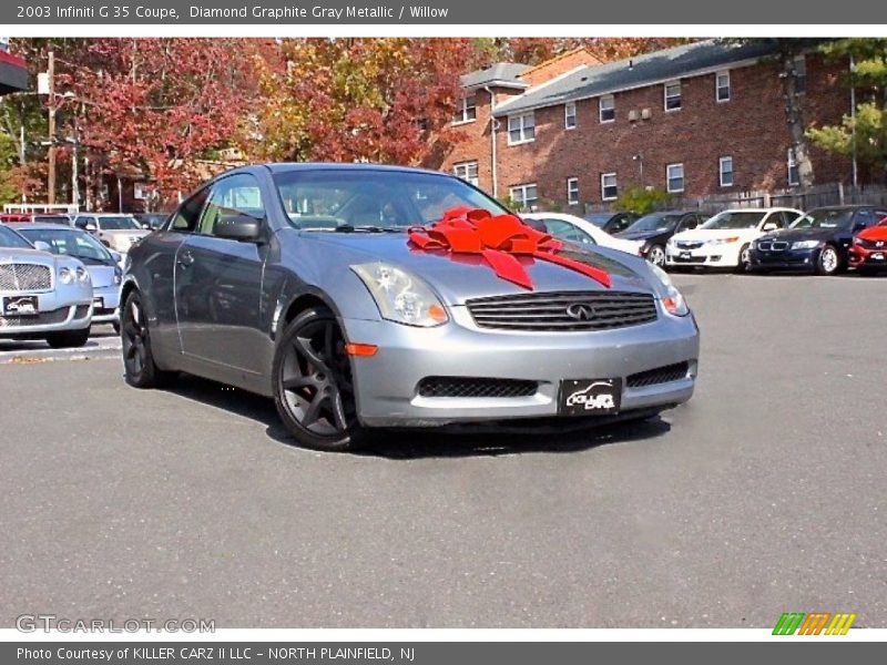 Diamond Graphite Gray Metallic / Willow 2003 Infiniti G 35 Coupe
