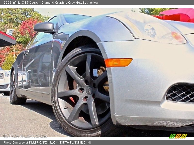 Diamond Graphite Gray Metallic / Willow 2003 Infiniti G 35 Coupe