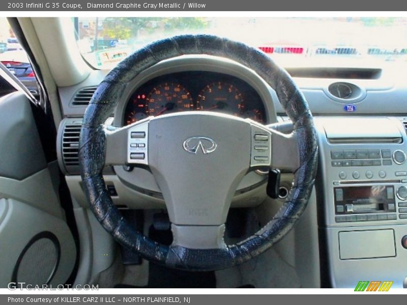 Diamond Graphite Gray Metallic / Willow 2003 Infiniti G 35 Coupe