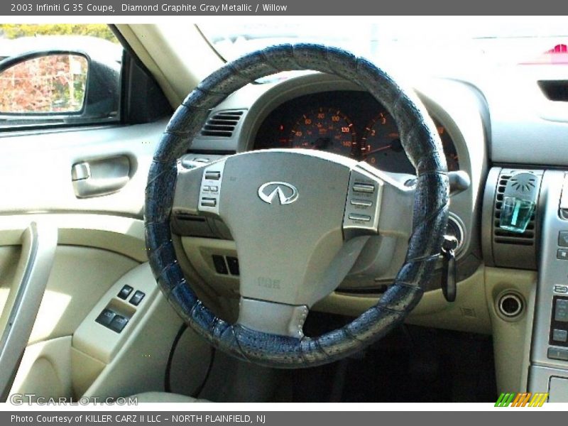 Diamond Graphite Gray Metallic / Willow 2003 Infiniti G 35 Coupe