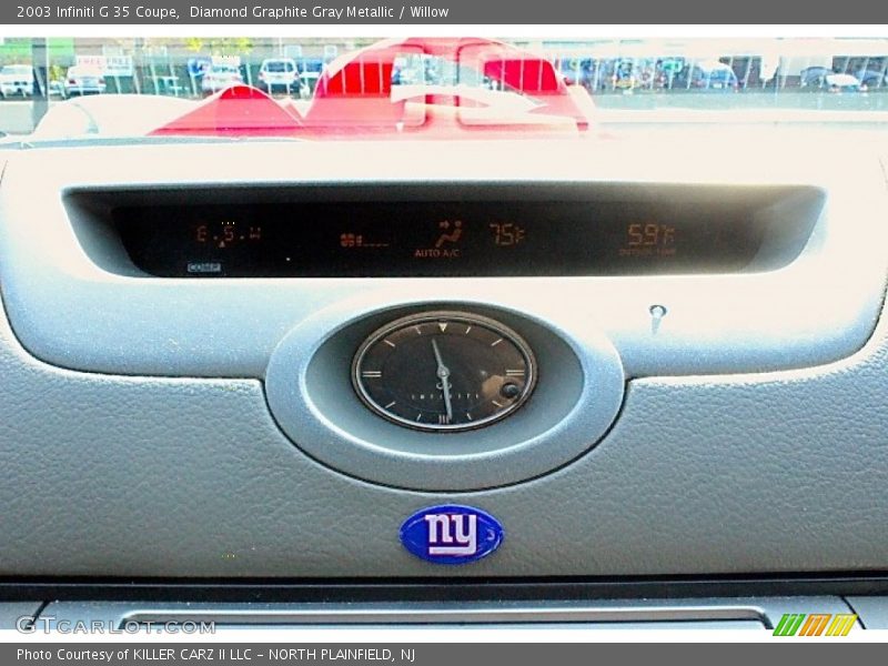 Diamond Graphite Gray Metallic / Willow 2003 Infiniti G 35 Coupe