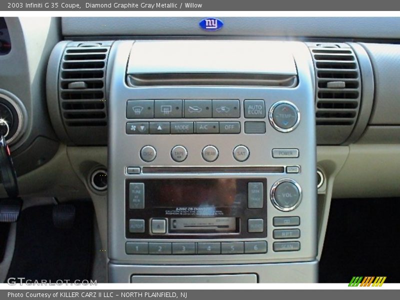 Diamond Graphite Gray Metallic / Willow 2003 Infiniti G 35 Coupe