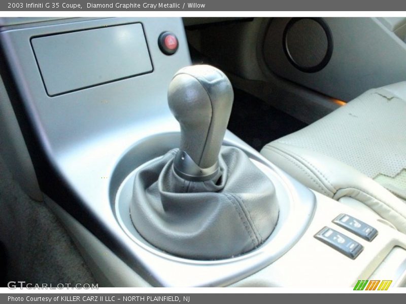 Diamond Graphite Gray Metallic / Willow 2003 Infiniti G 35 Coupe