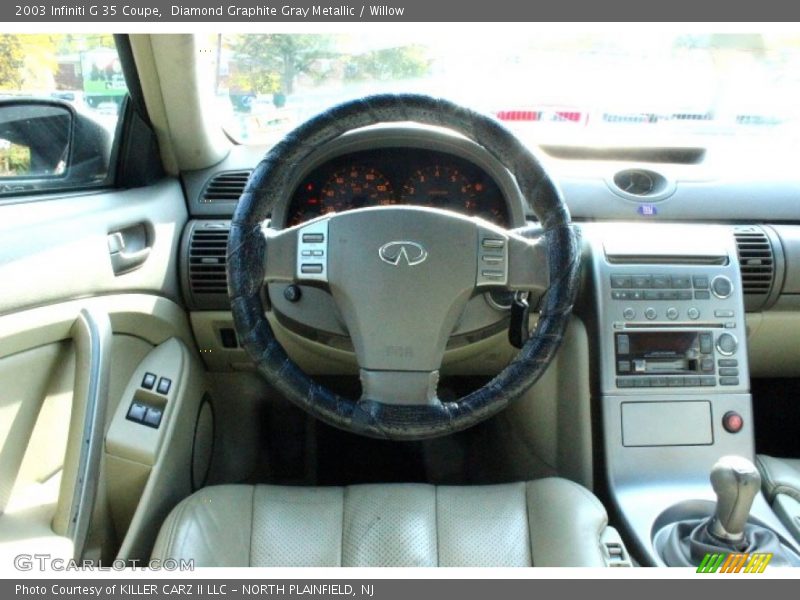 Diamond Graphite Gray Metallic / Willow 2003 Infiniti G 35 Coupe