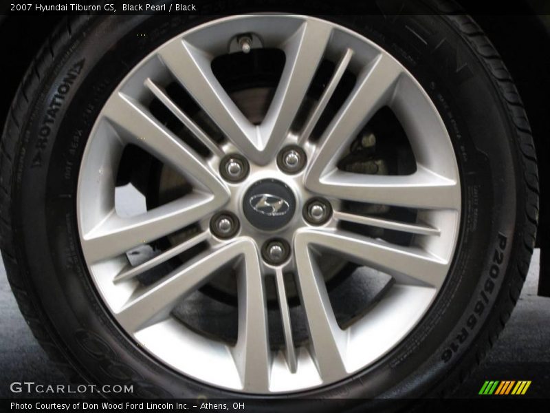 Black Pearl / Black 2007 Hyundai Tiburon GS