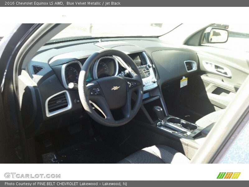 Blue Velvet Metallic / Jet Black 2016 Chevrolet Equinox LS AWD