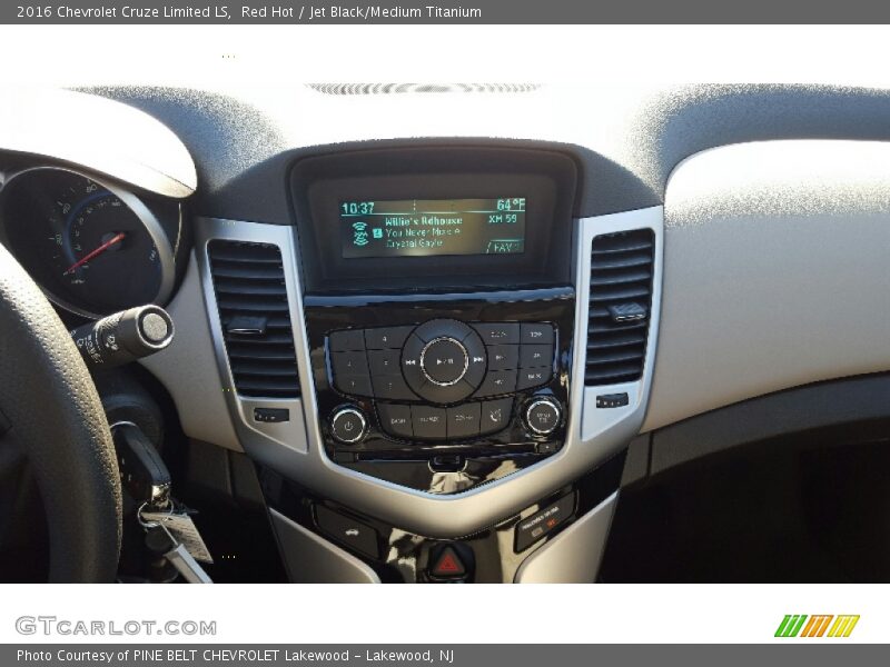 Red Hot / Jet Black/Medium Titanium 2016 Chevrolet Cruze Limited LS
