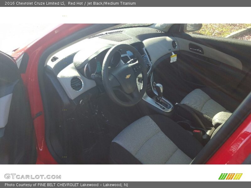 Red Hot / Jet Black/Medium Titanium 2016 Chevrolet Cruze Limited LS