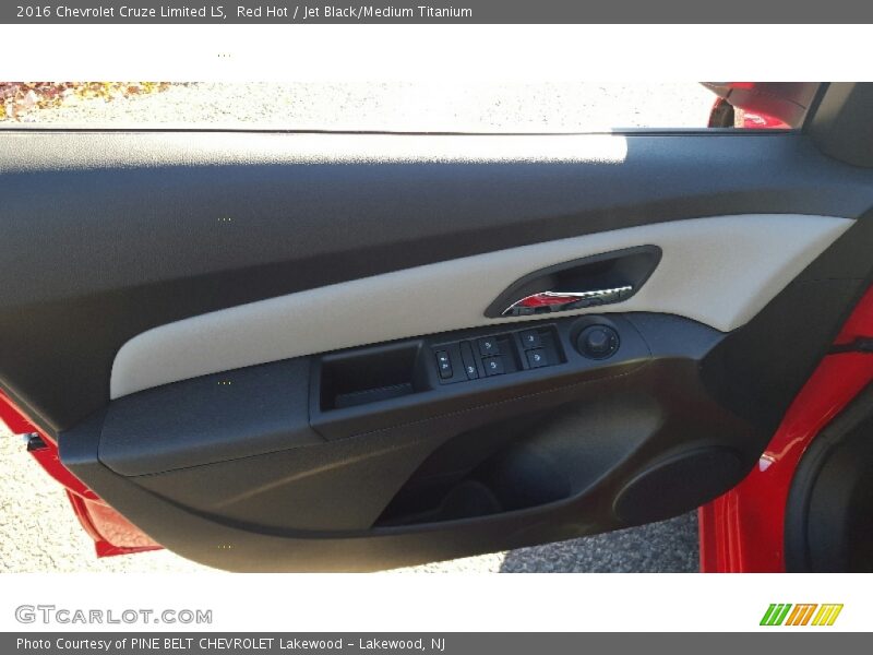 Red Hot / Jet Black/Medium Titanium 2016 Chevrolet Cruze Limited LS
