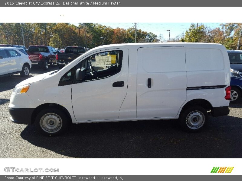 Designer White / Medium Pewter 2015 Chevrolet City Express LS