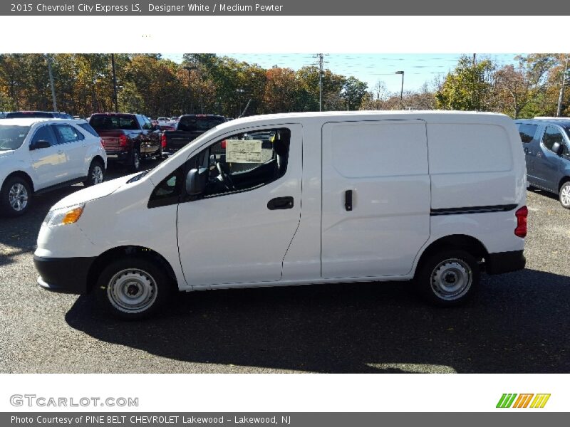 Designer White / Medium Pewter 2015 Chevrolet City Express LS