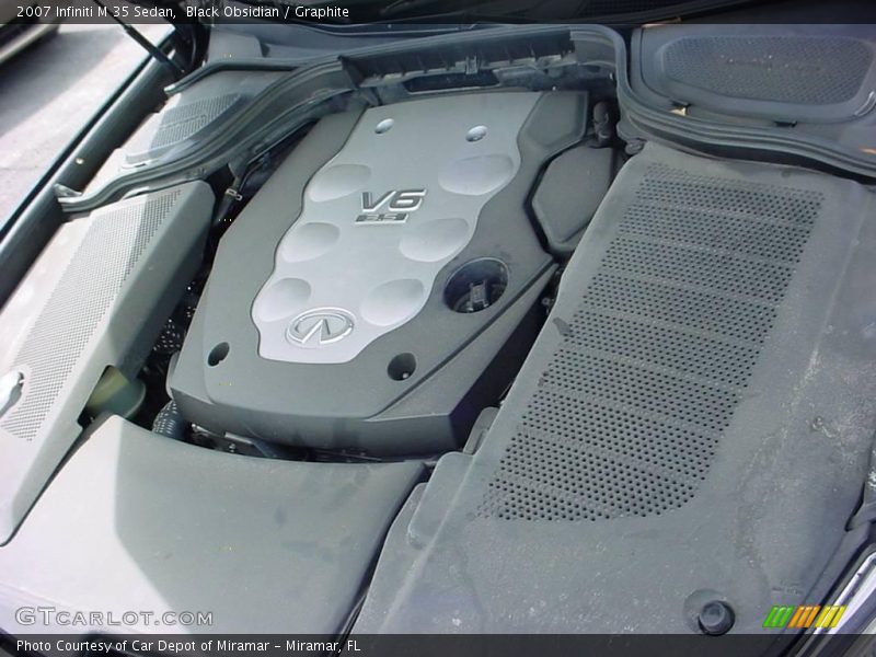 Black Obsidian / Graphite 2007 Infiniti M 35 Sedan