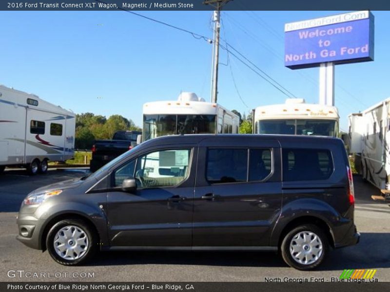 Magnetic / Medium Stone 2016 Ford Transit Connect XLT Wagon