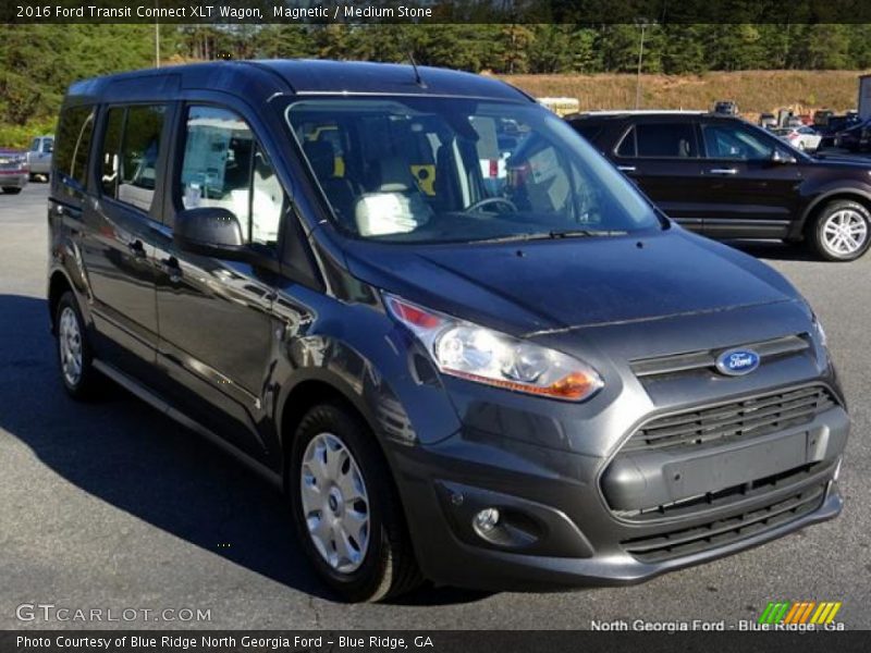 Magnetic / Medium Stone 2016 Ford Transit Connect XLT Wagon