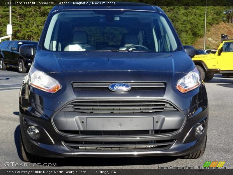 Magnetic / Medium Stone 2016 Ford Transit Connect XLT Wagon