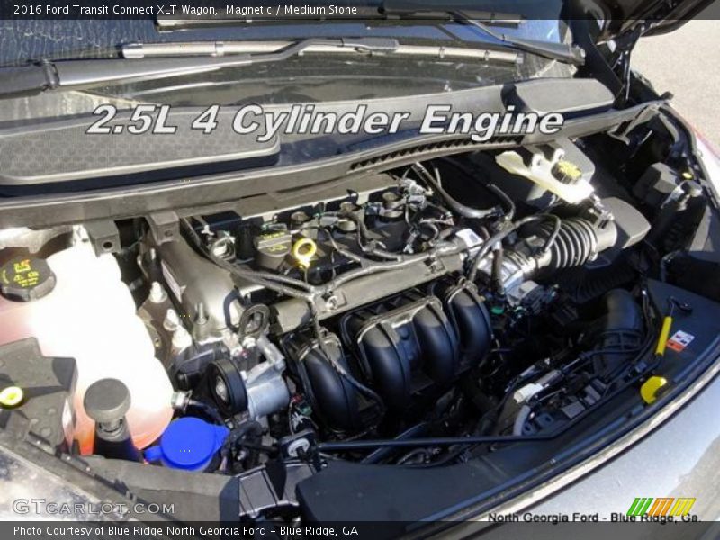 Magnetic / Medium Stone 2016 Ford Transit Connect XLT Wagon